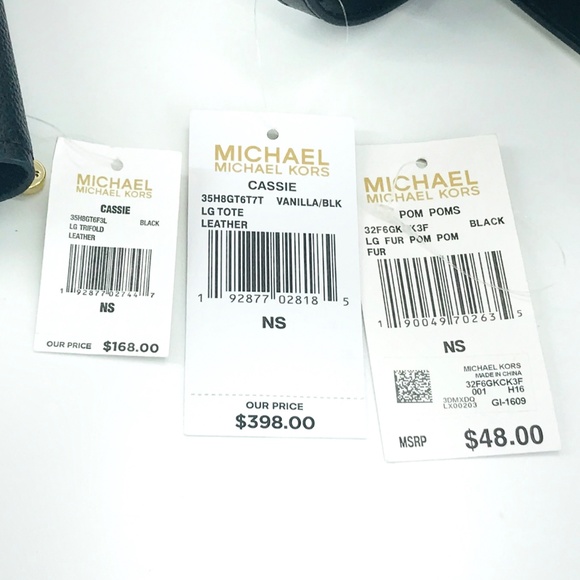 3PCS Michael Kors Cassie Large Tote Wallet Charms - Picture 8 of 8